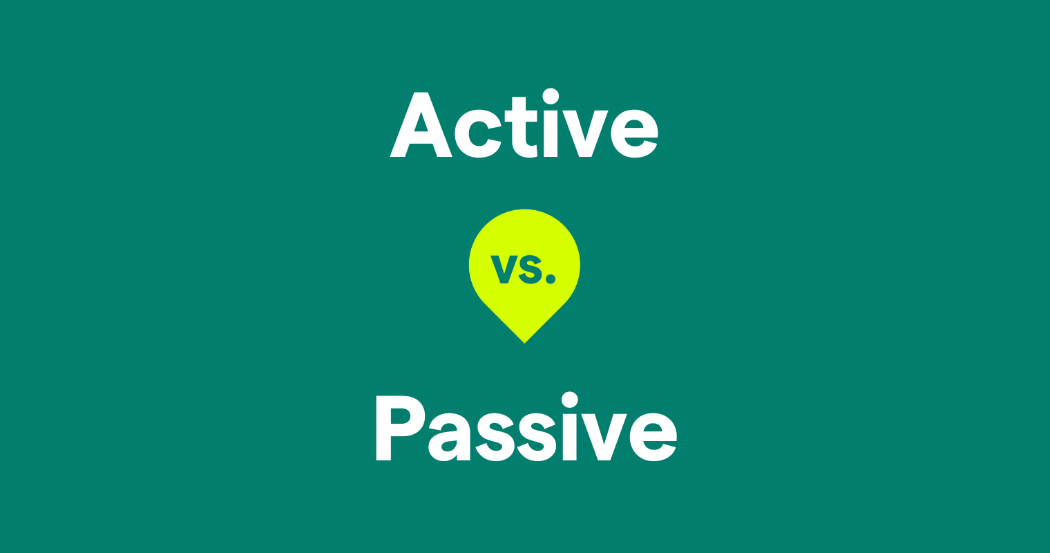 active vs passive